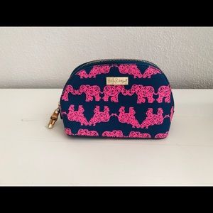 Lilly Pulitzer Elephant Accessory / Cosmetic Bag